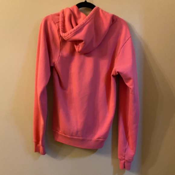 American Apparel Hot Pink Zip Up - Picture 3 of 3